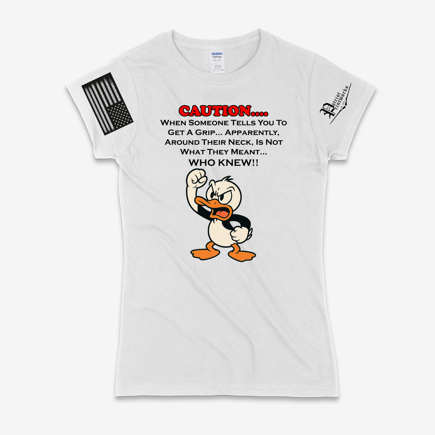 Get A Grip Ladies T-Shirt