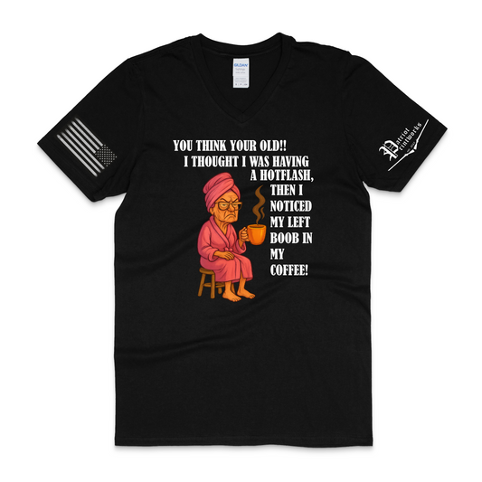 Aging Like Fine Sass V-Neck T-Shirt