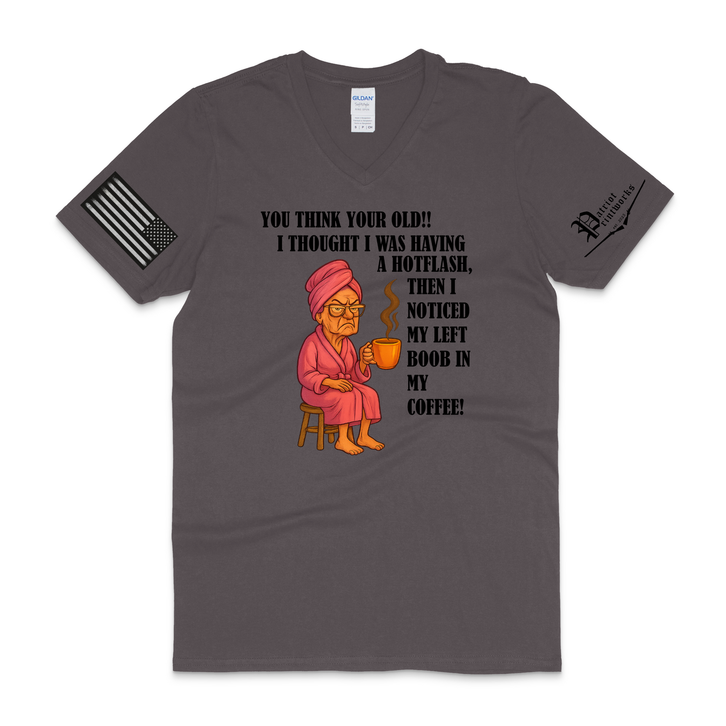 Aging Like Fine Sass V-Neck T-Shirt