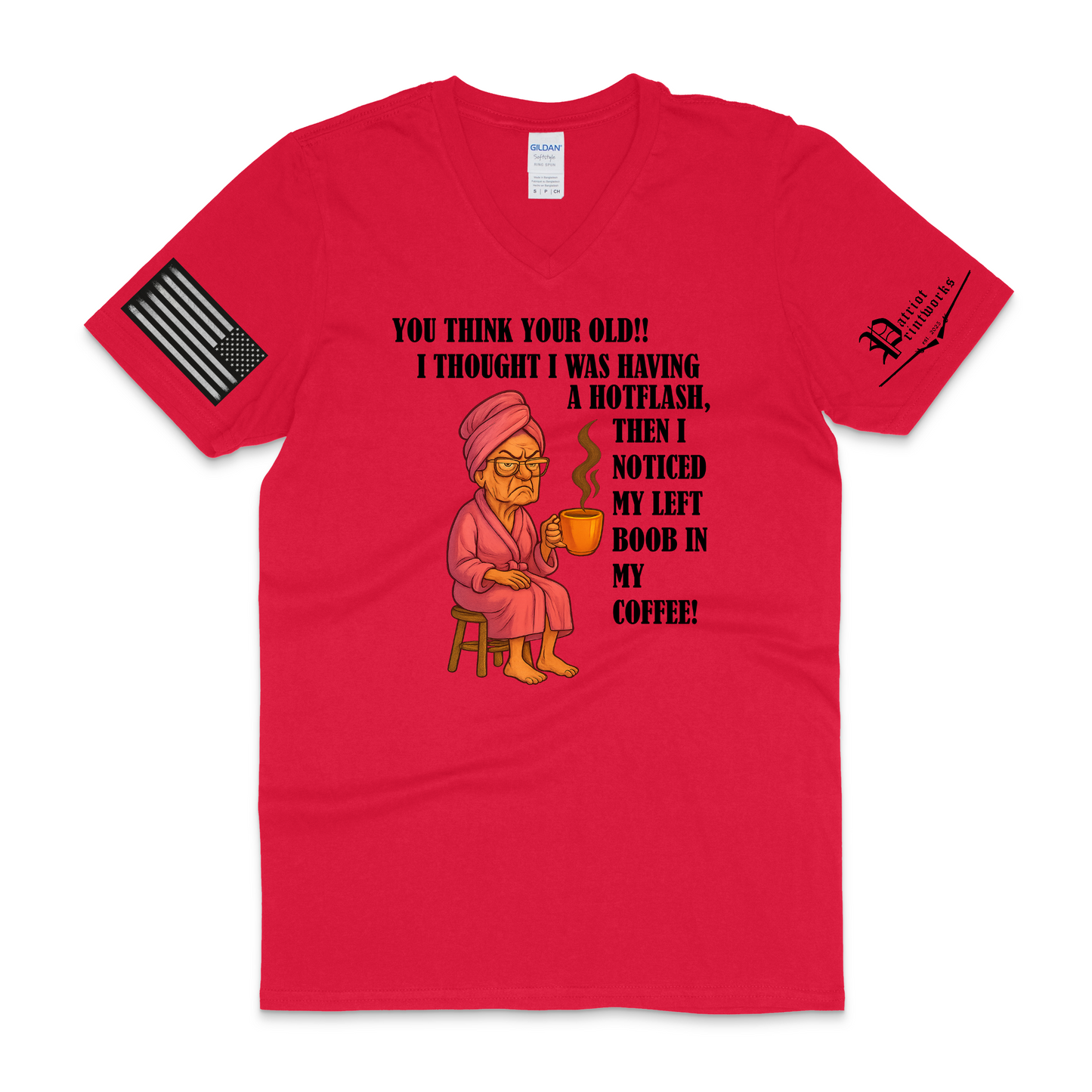 Aging Like Fine Sass V-Neck T-Shirt