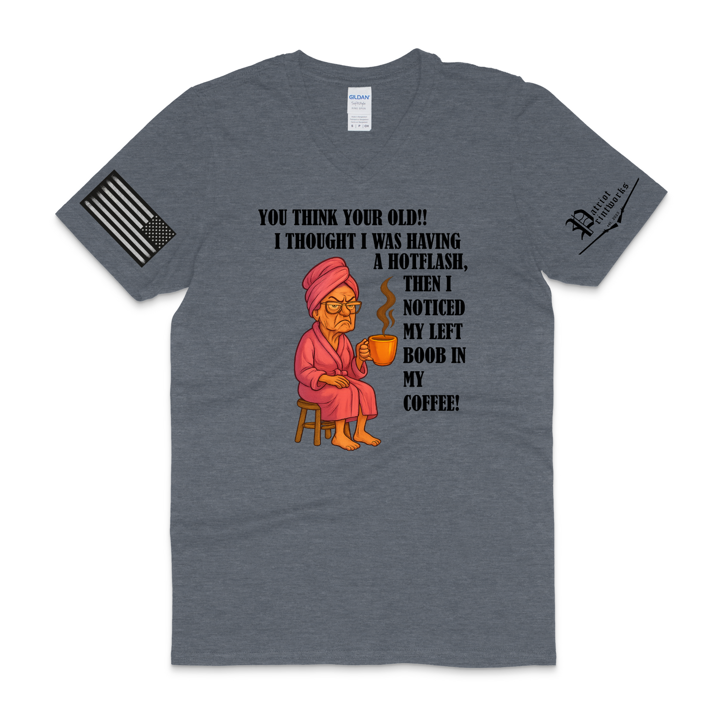 Aging Like Fine Sass V-Neck T-Shirt