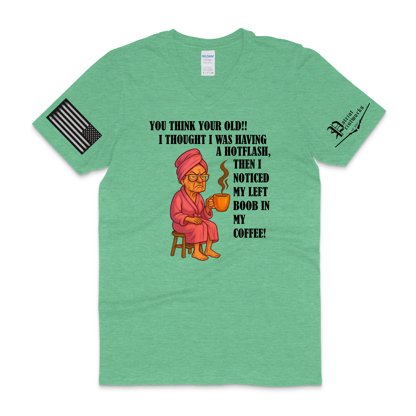 Aging Like Fine Sass V-Neck T-Shirt