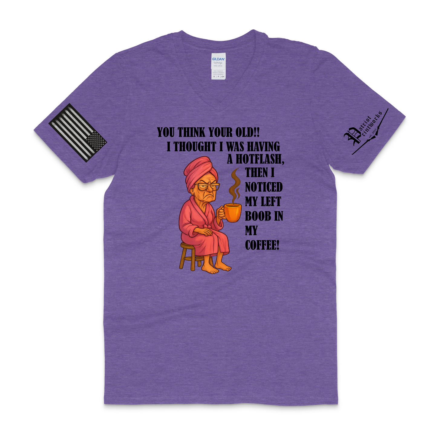 Aging Like Fine Sass V-Neck T-Shirt