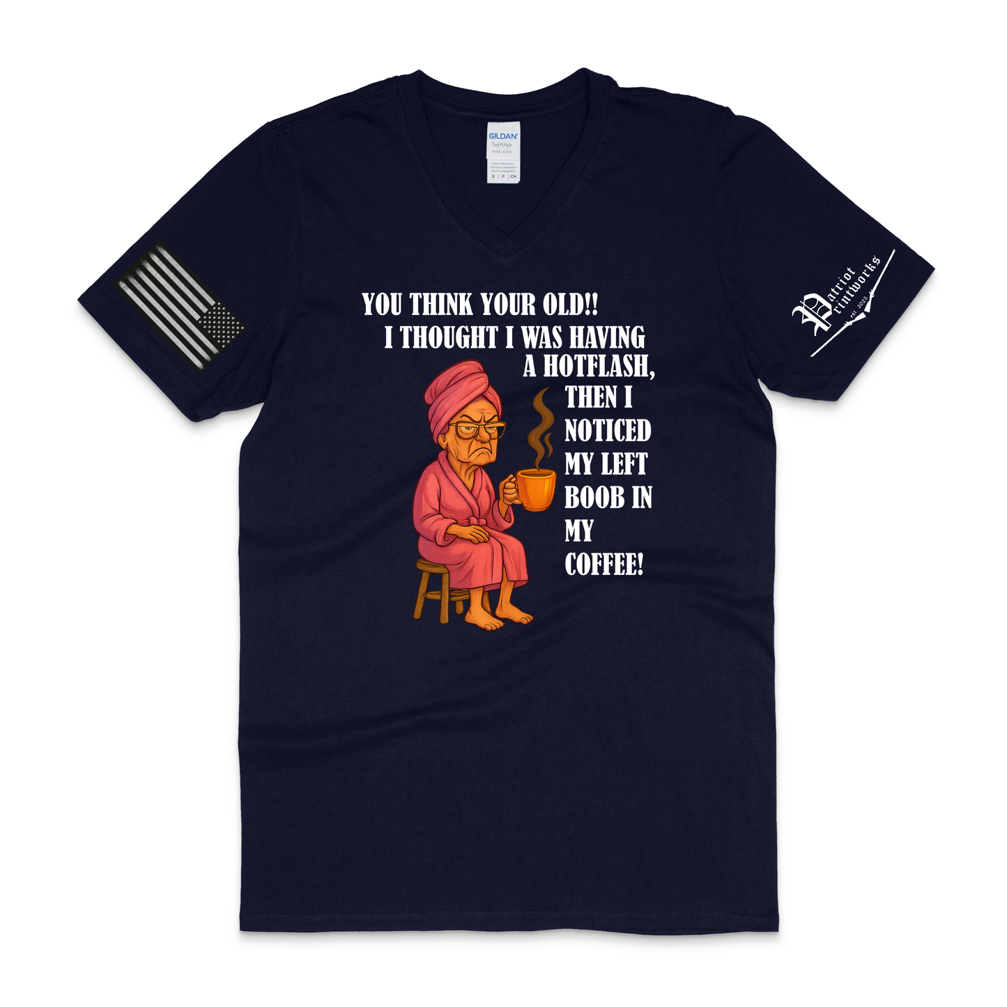 Aging Like Fine Sass V-Neck T-Shirt