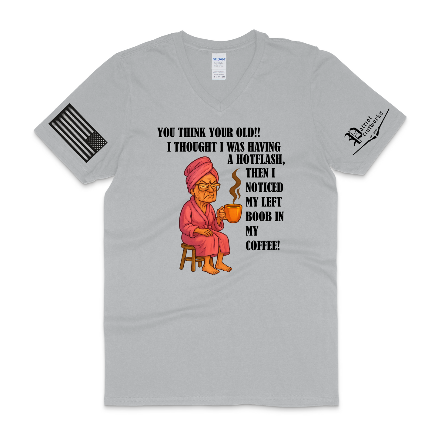 Aging Like Fine Sass V-Neck T-Shirt