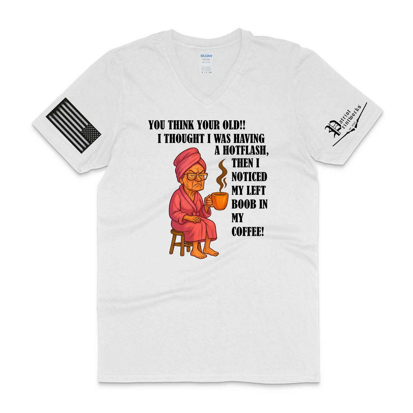 Aging Like Fine Sass V-Neck T-Shirt