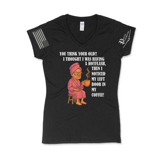 Aging Like Fine Sass Women's V-Neck T-Shirt