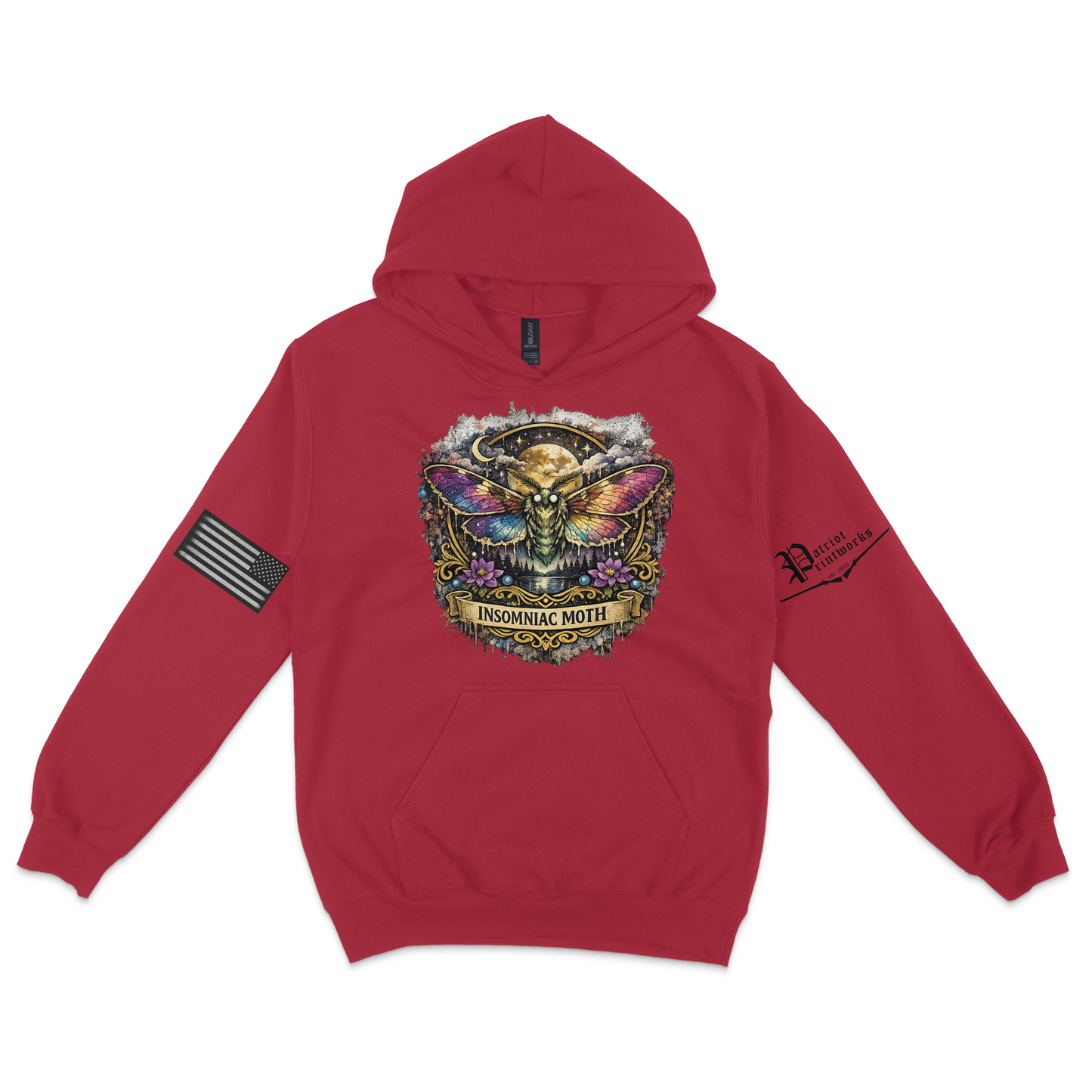 Insomniac Moth Hoodie