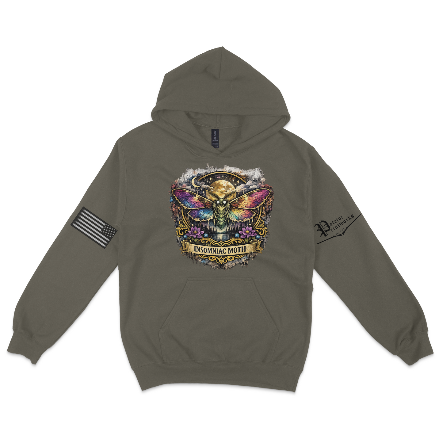 Insomniac Moth Hoodie