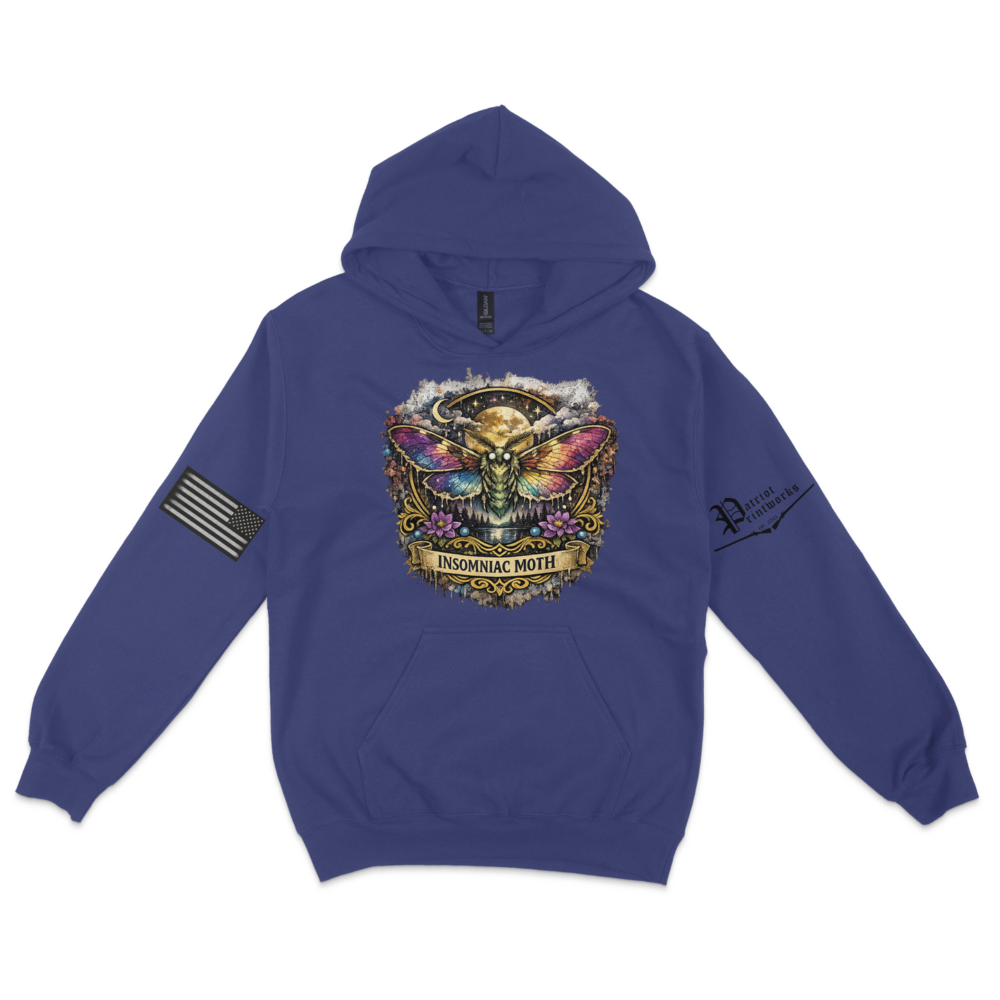 Insomniac Moth Hoodie