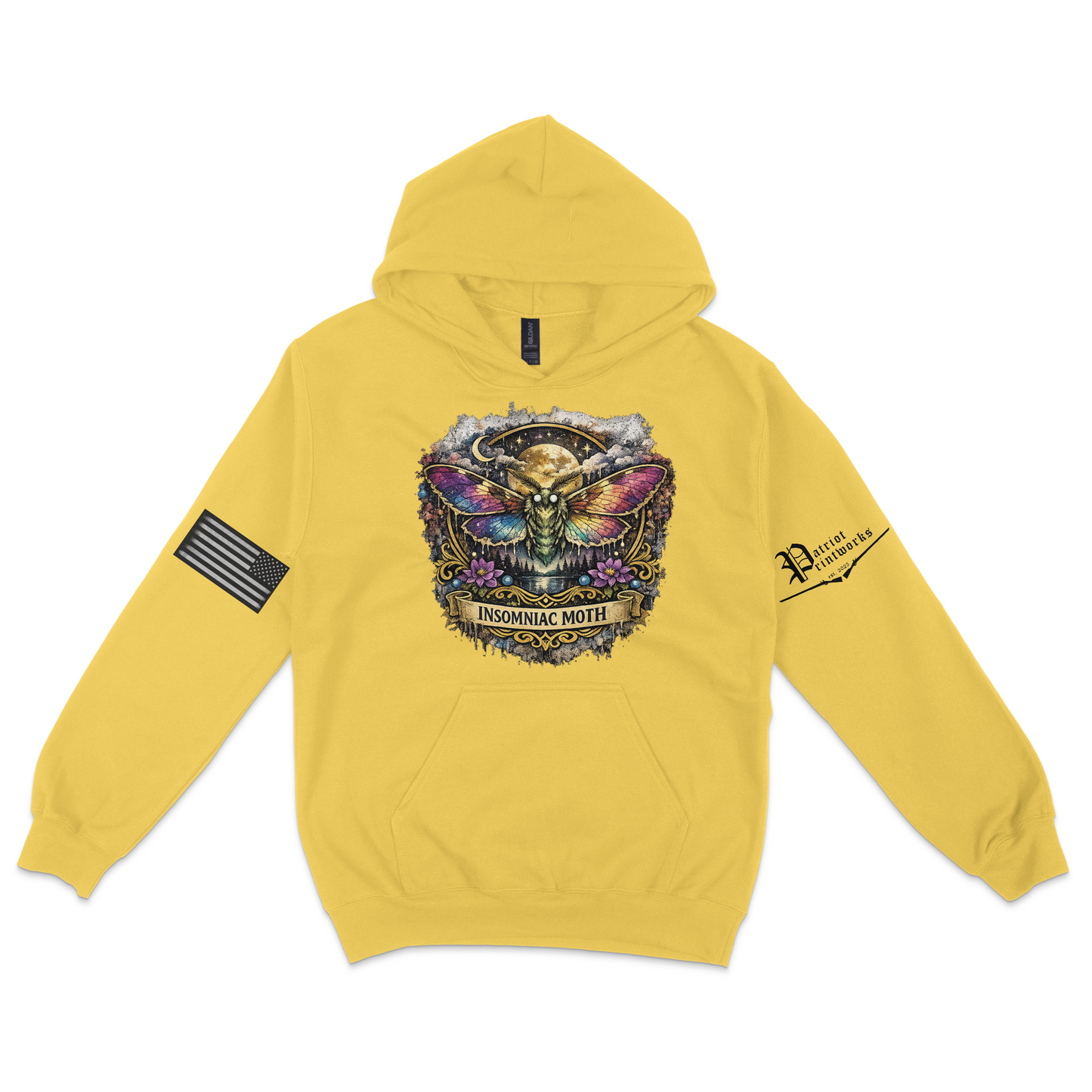 Insomniac Moth Hoodie