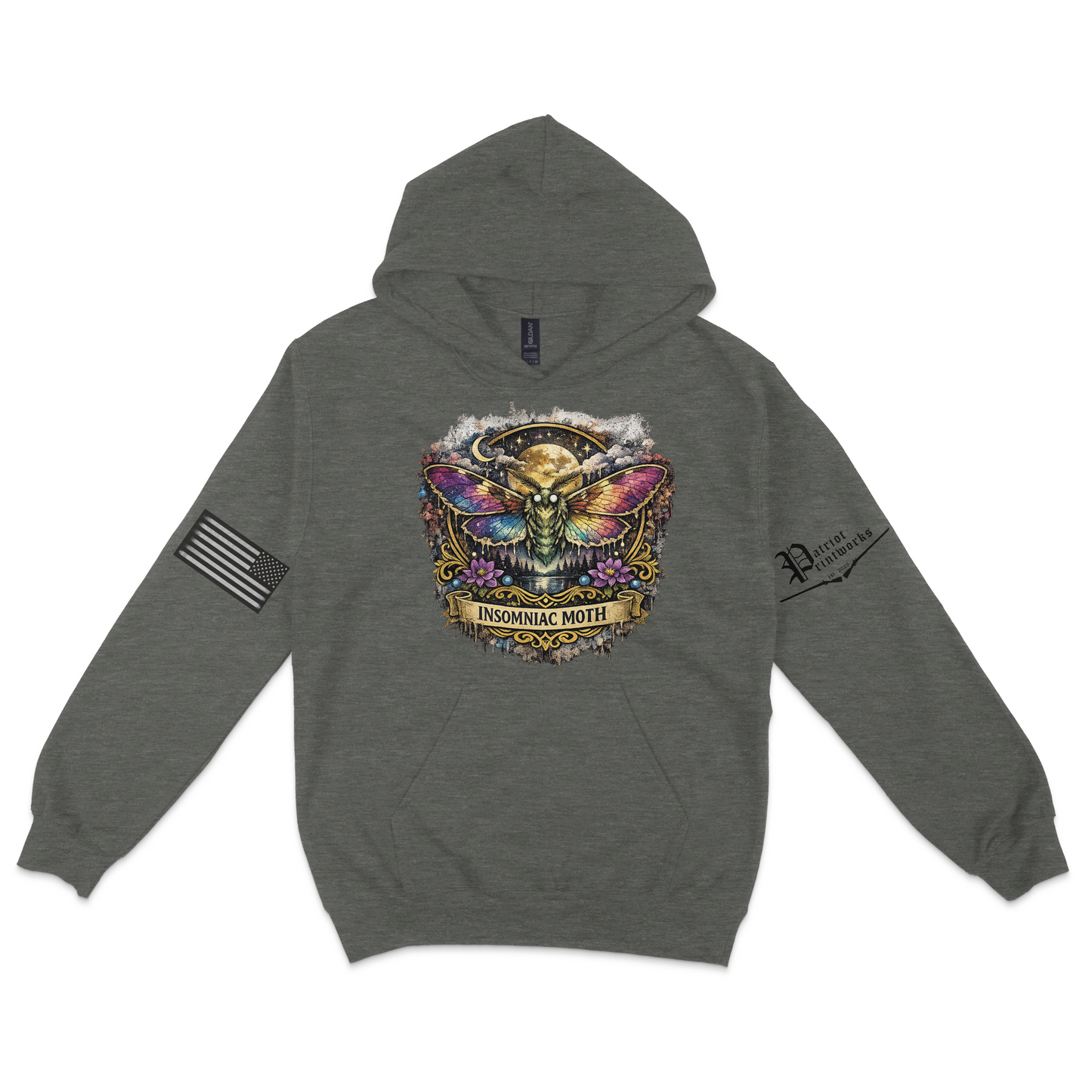 Insomniac Moth Hoodie