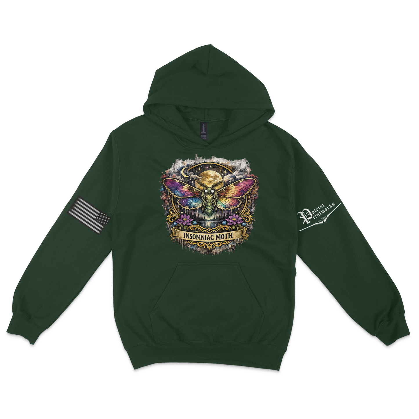 Insomniac Moth Hoodie