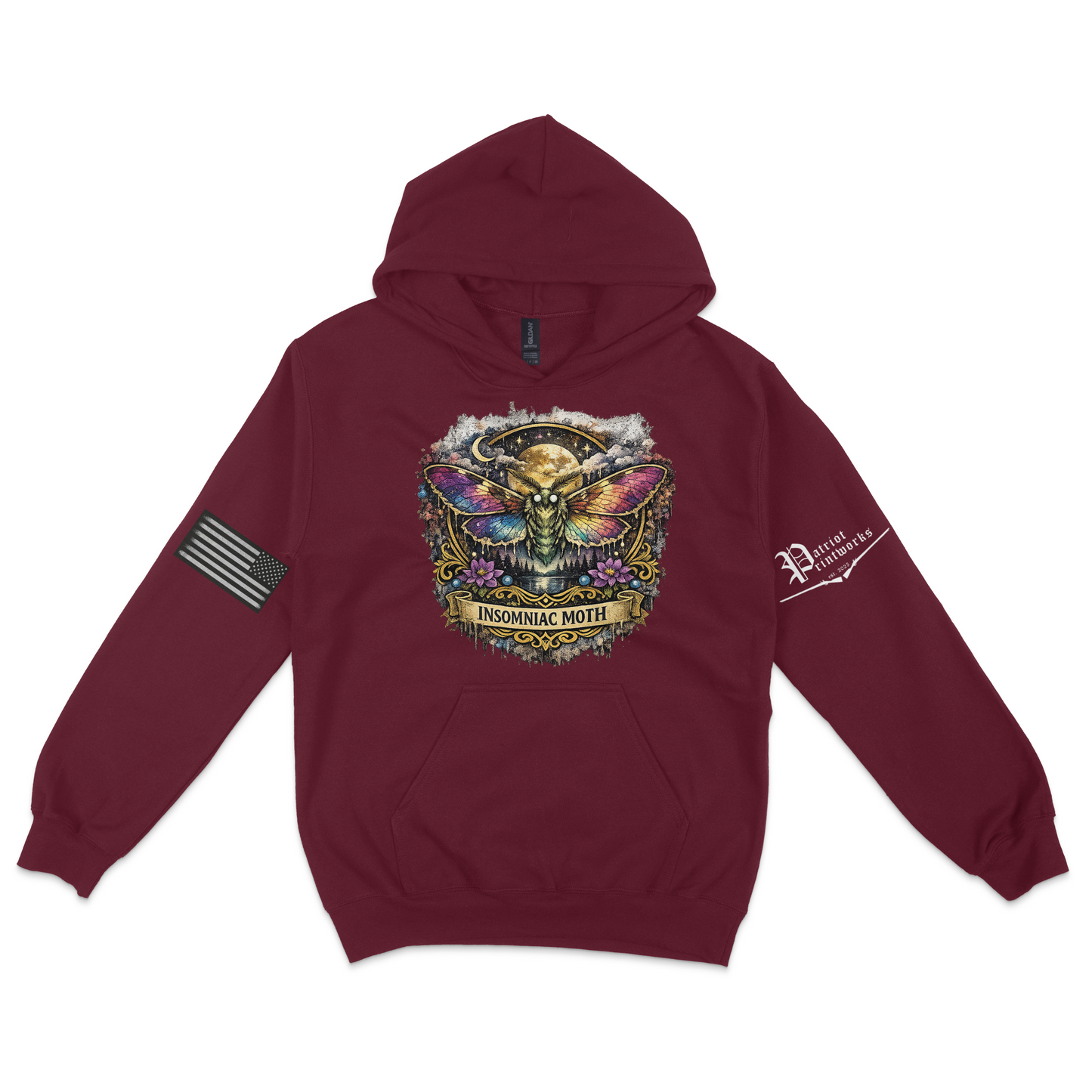 Insomniac Moth Hoodie