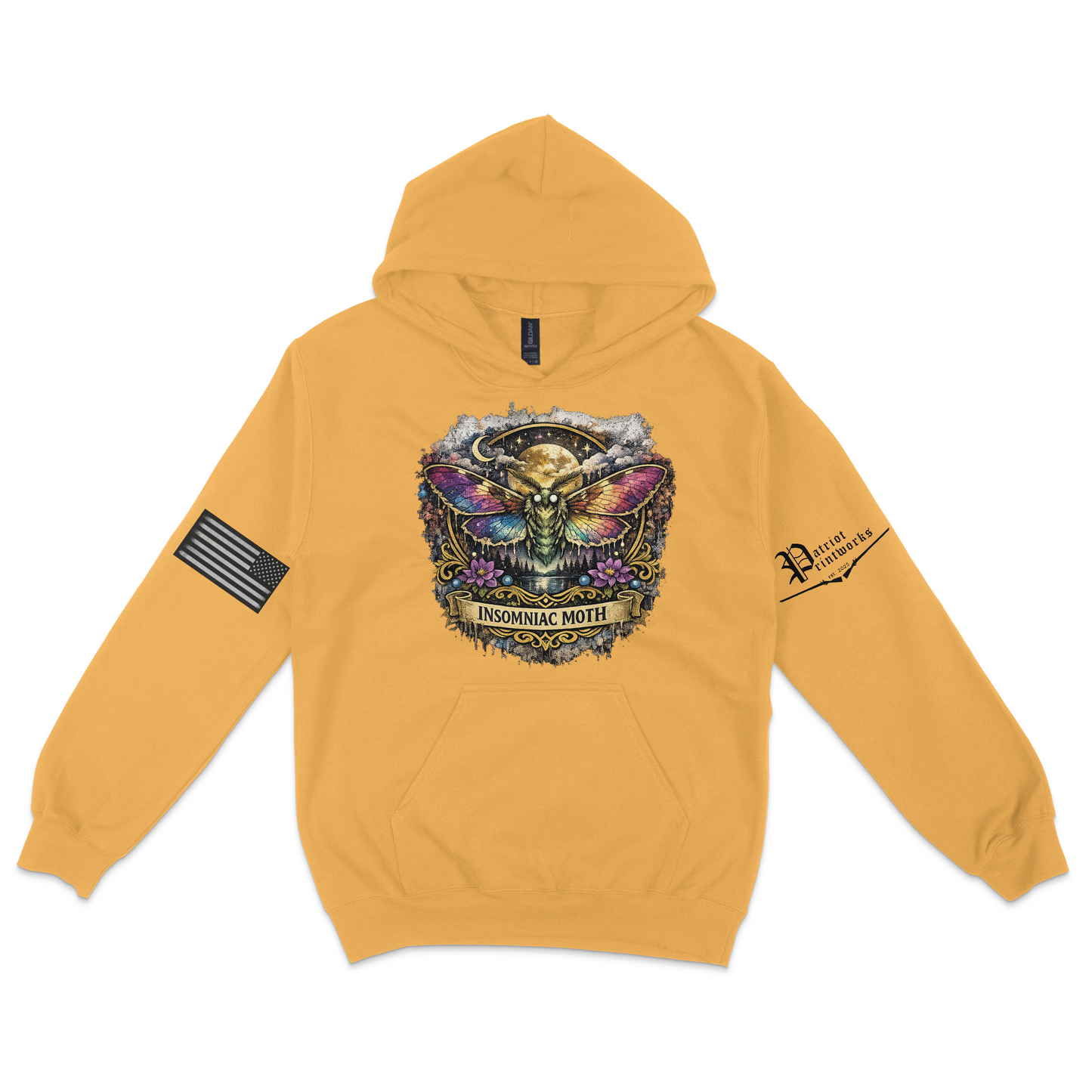 Insomniac Moth Hoodie
