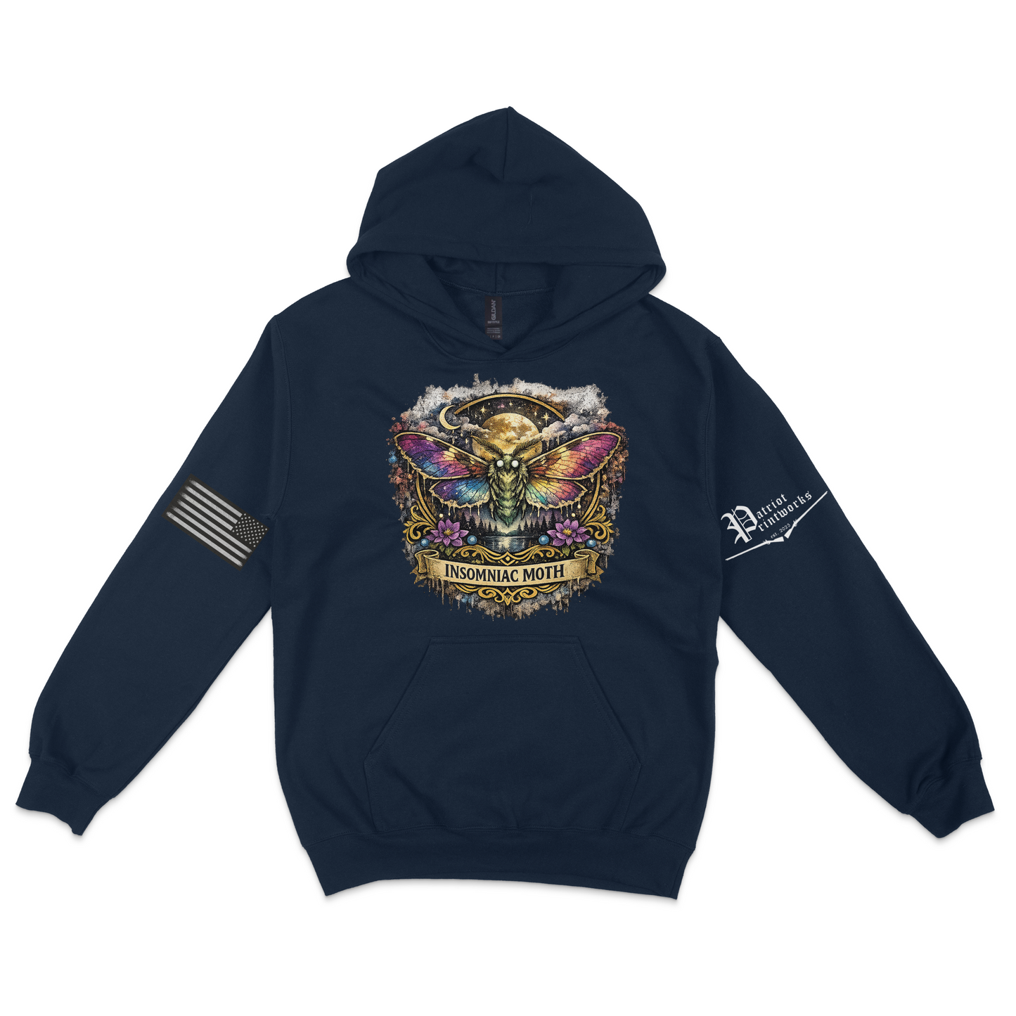 Insomniac Moth Hoodie