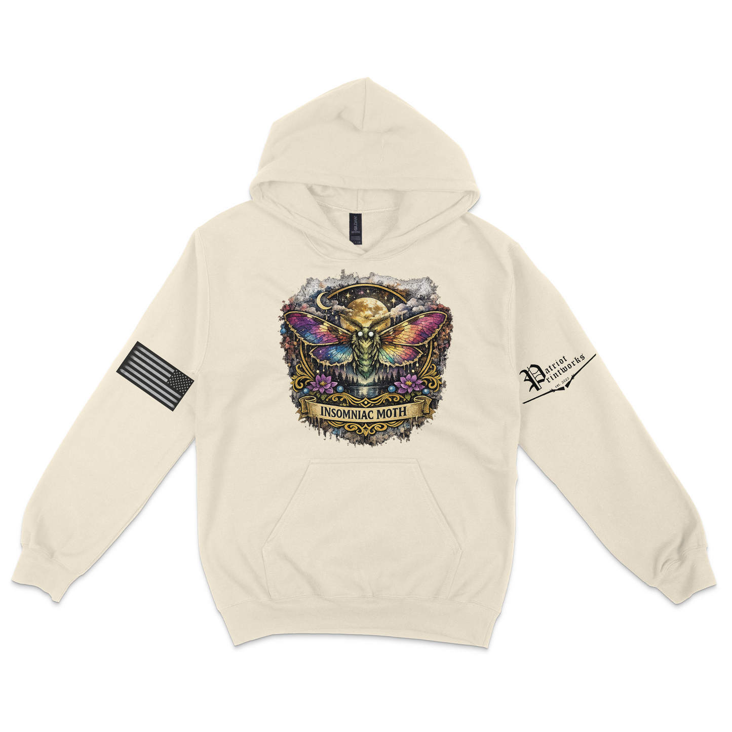 Insomniac Moth Hoodie