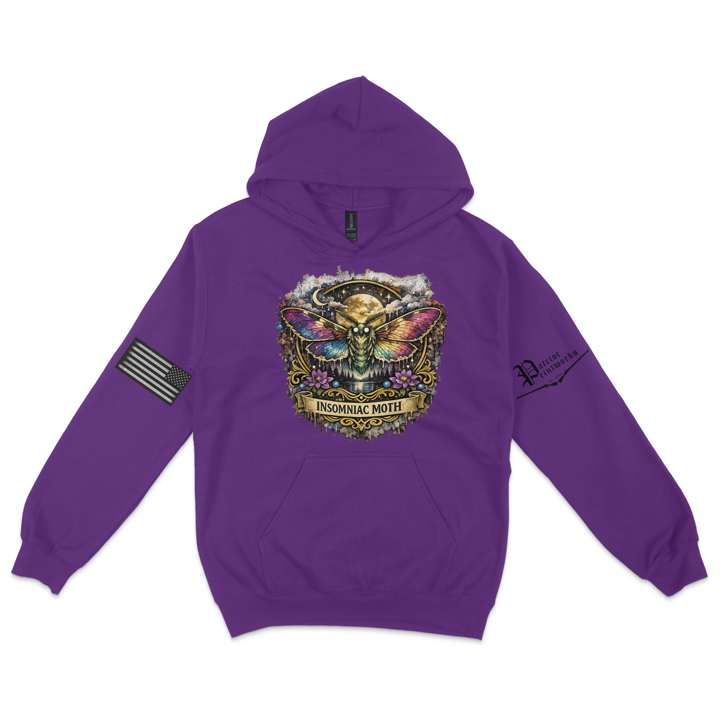 Insomniac Moth Hoodie
