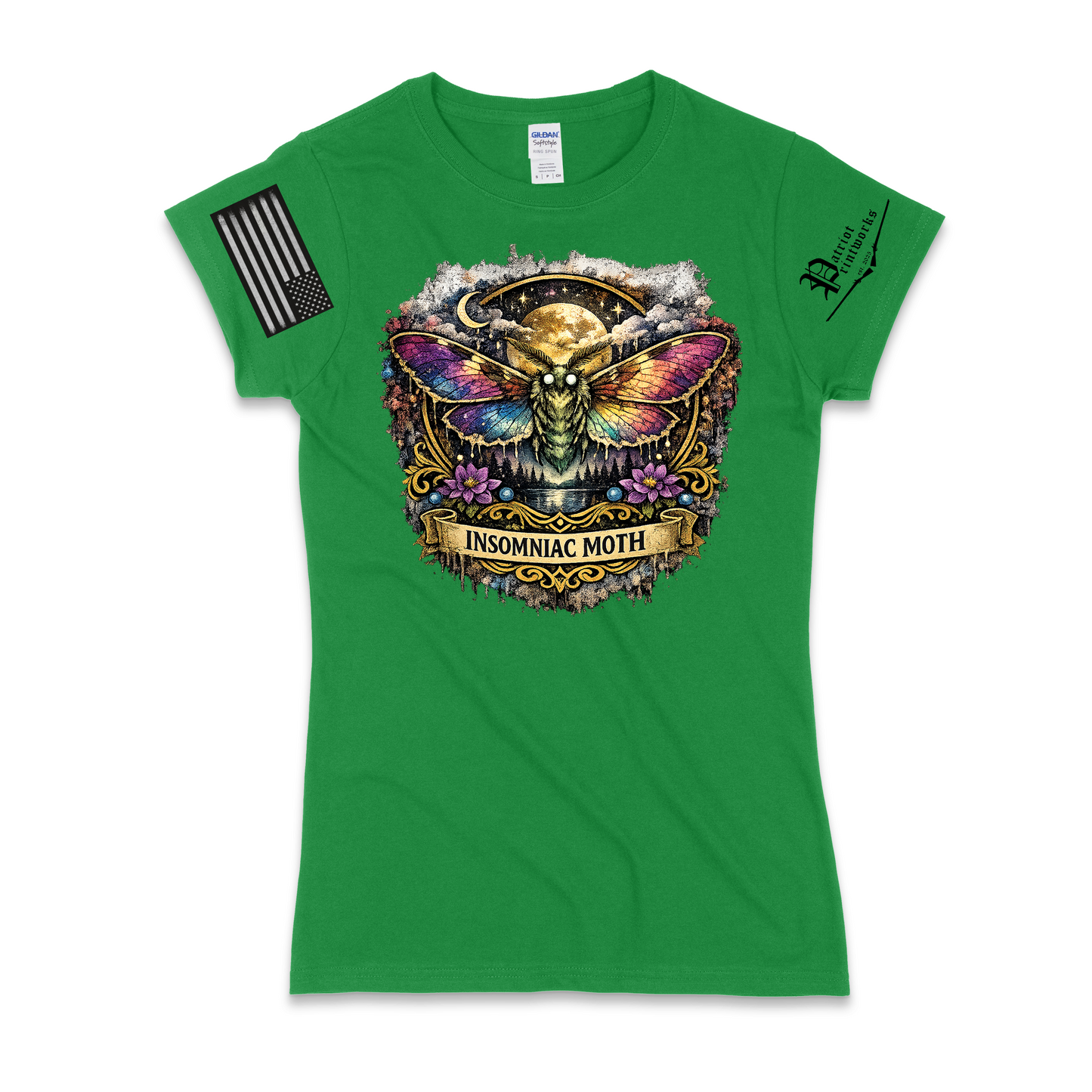 Insomniac Moth Ladies T-Shirt