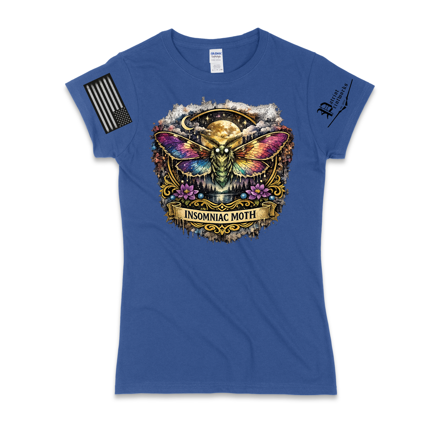 Insomniac Moth Ladies T-Shirt