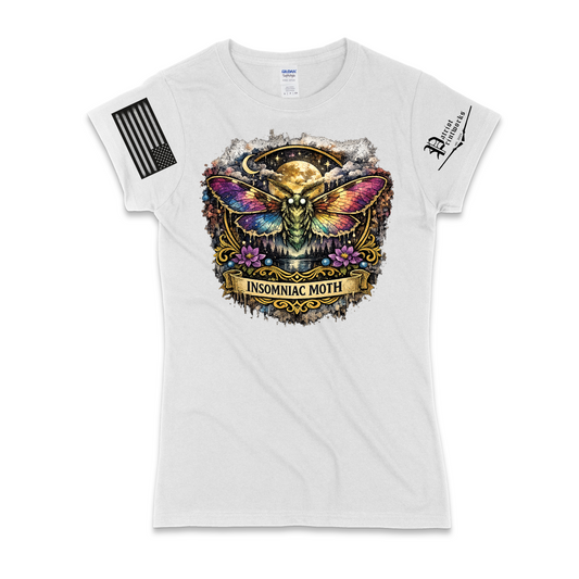 Insomniac Moth Ladies T-Shirt