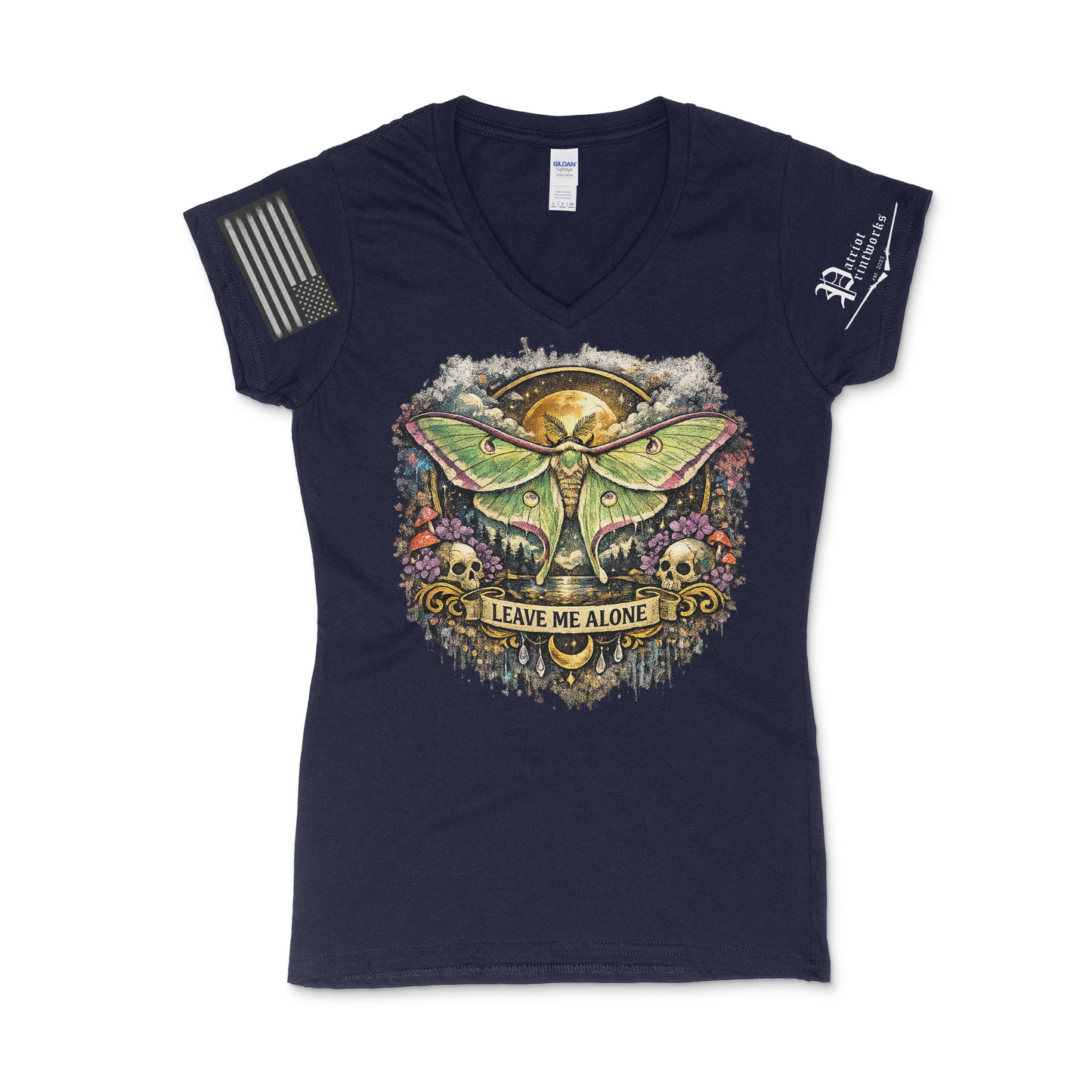 Leave Me Alone Ladies V-Neck T-Shirt