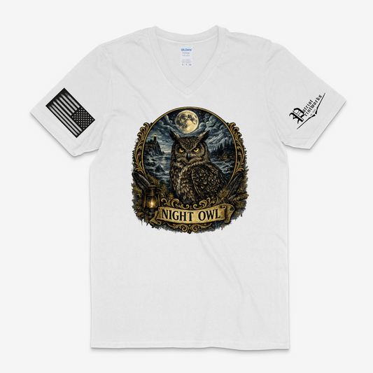 Night Owl V-Neck T-Shirt