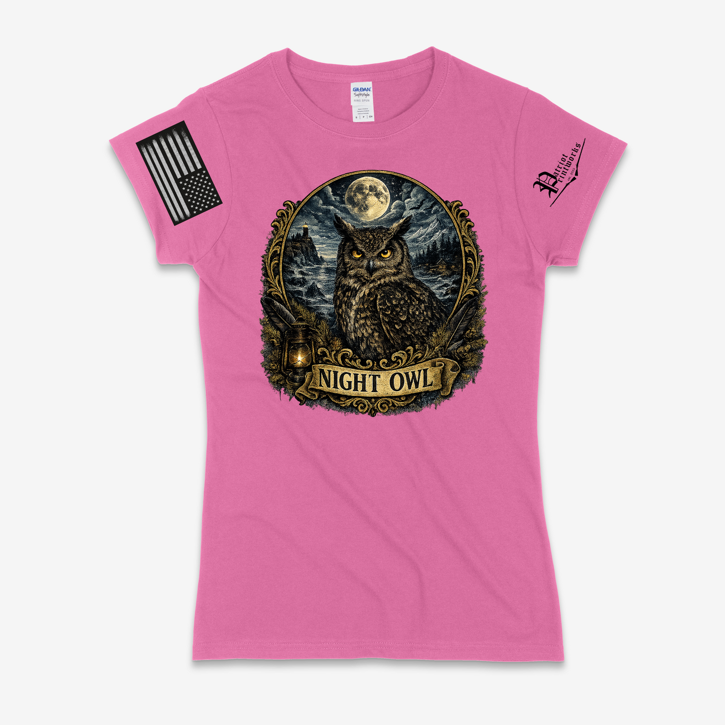 Night Owl Ladies T-Shirt