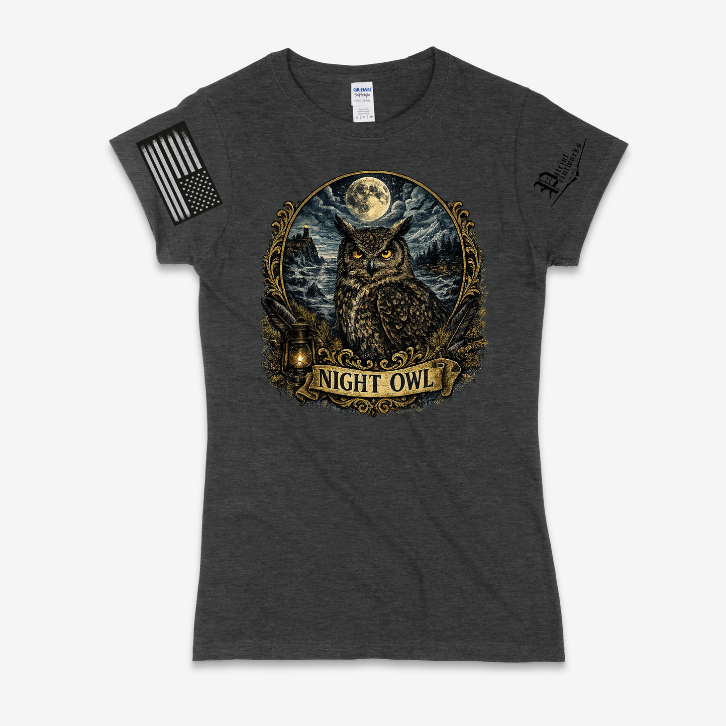 Night Owl Ladies T-Shirt