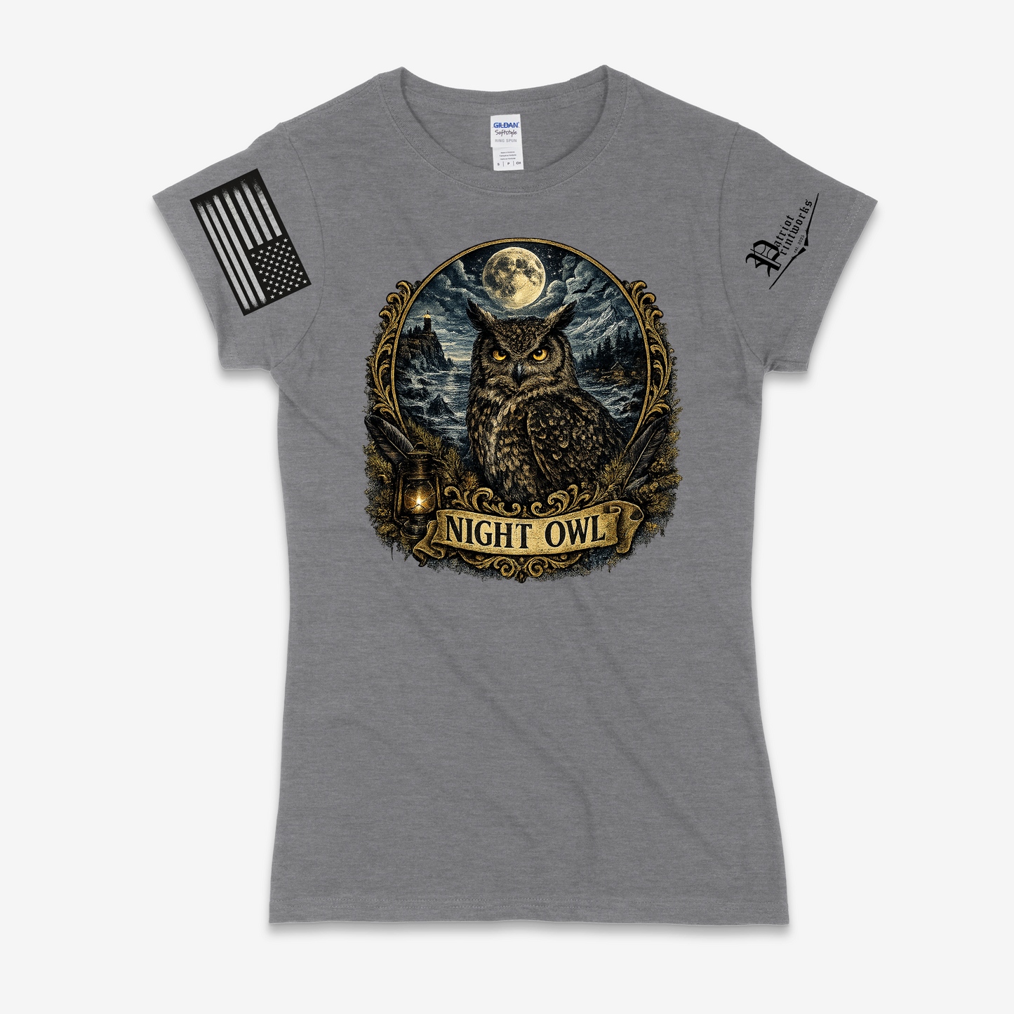 Night Owl Ladies T-Shirt