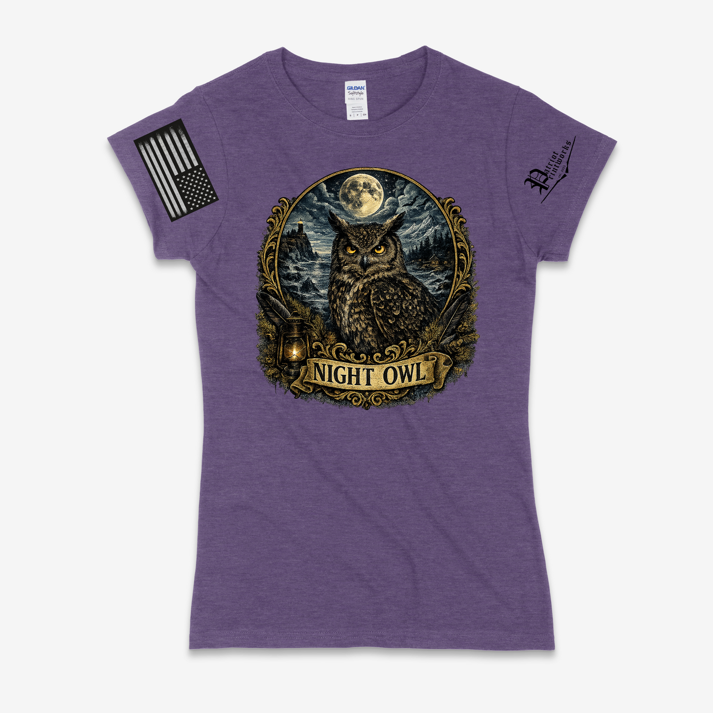 Night Owl Ladies T-Shirt
