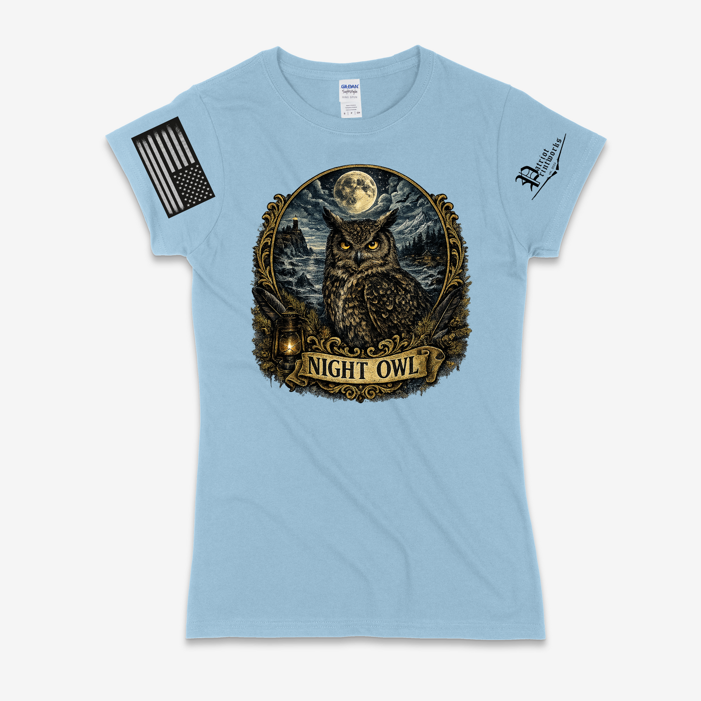 Night Owl Ladies T-Shirt