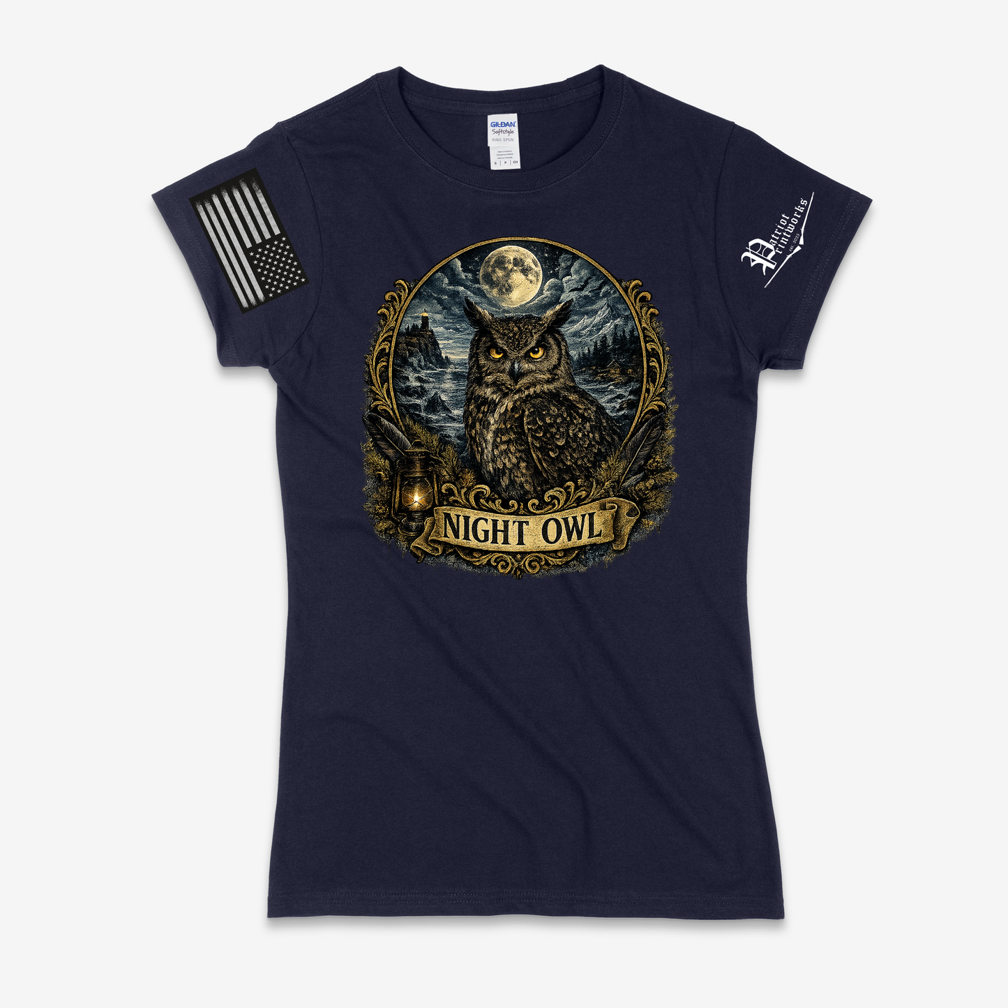Night Owl Ladies T-Shirt