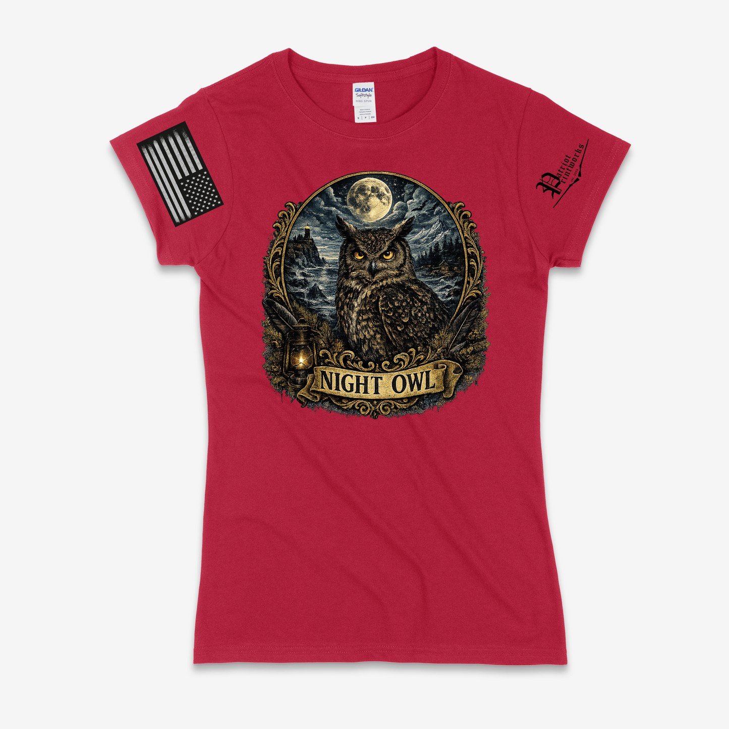 Night Owl Ladies T-Shirt
