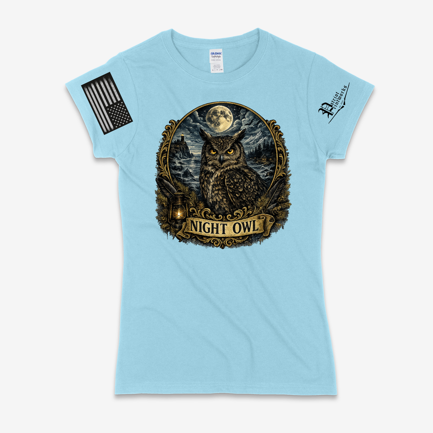 Night Owl Ladies T-Shirt