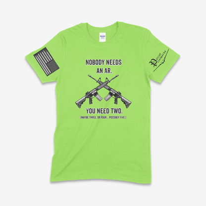 Nobody Needs an AR T-Shirt