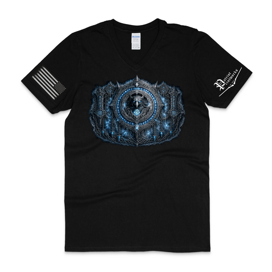 Odin’s Icebound Seal V-Neck T-Shirt