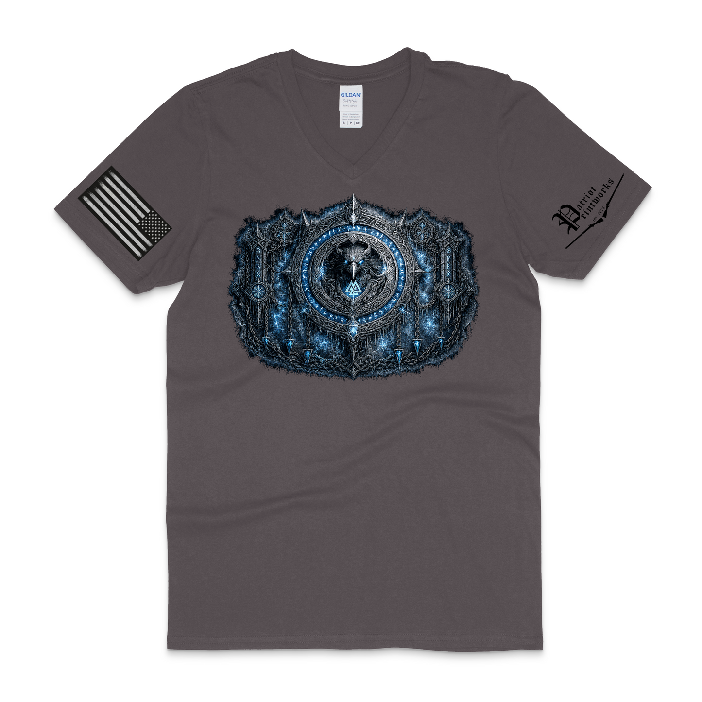 Odin’s Icebound Seal V-Neck T-Shirt