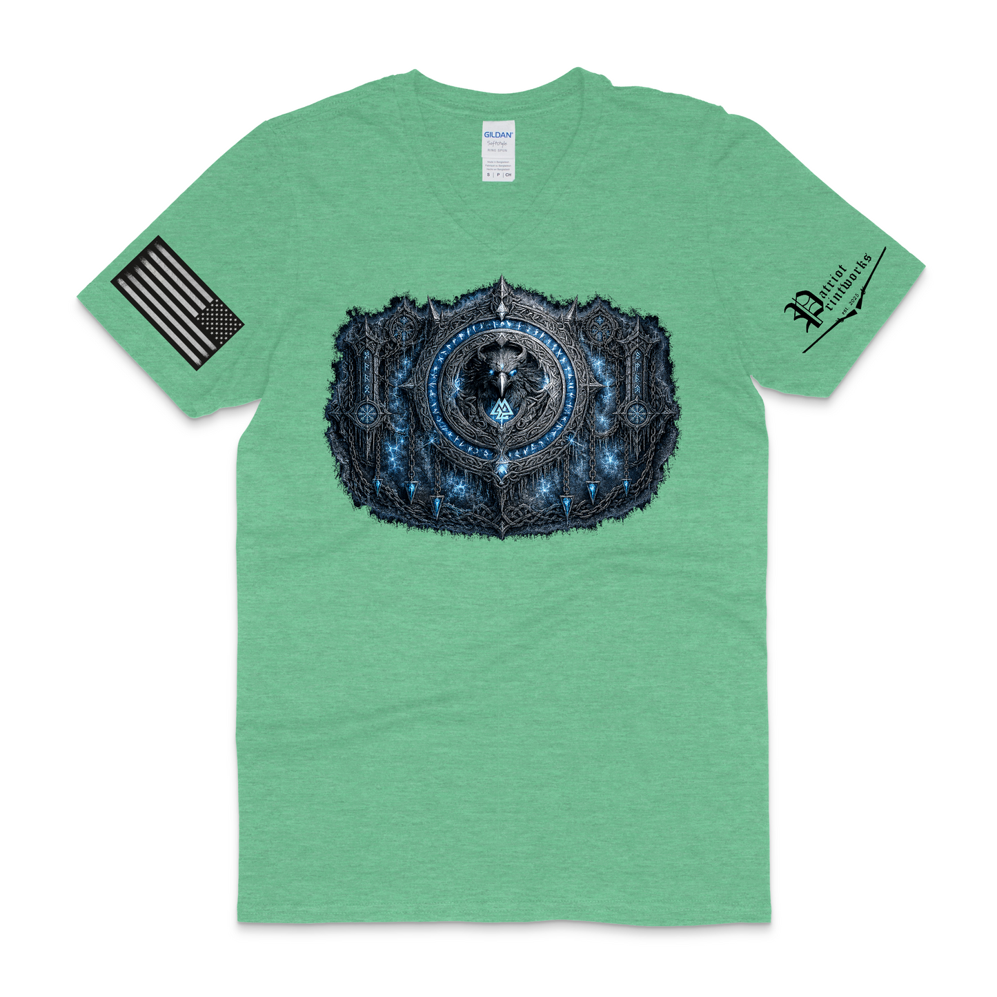 Odin’s Icebound Seal V-Neck T-Shirt