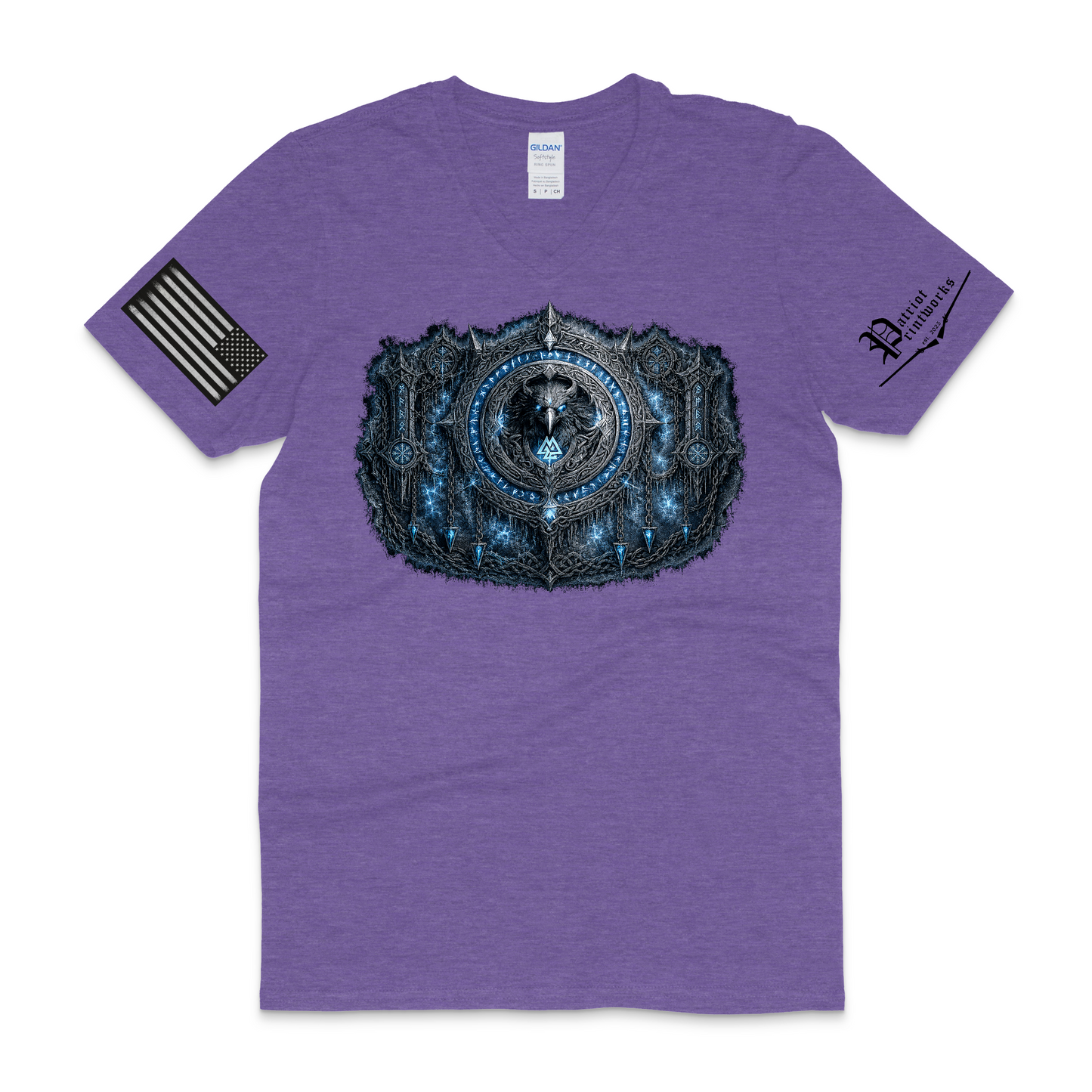 Odin’s Icebound Seal V-Neck T-Shirt