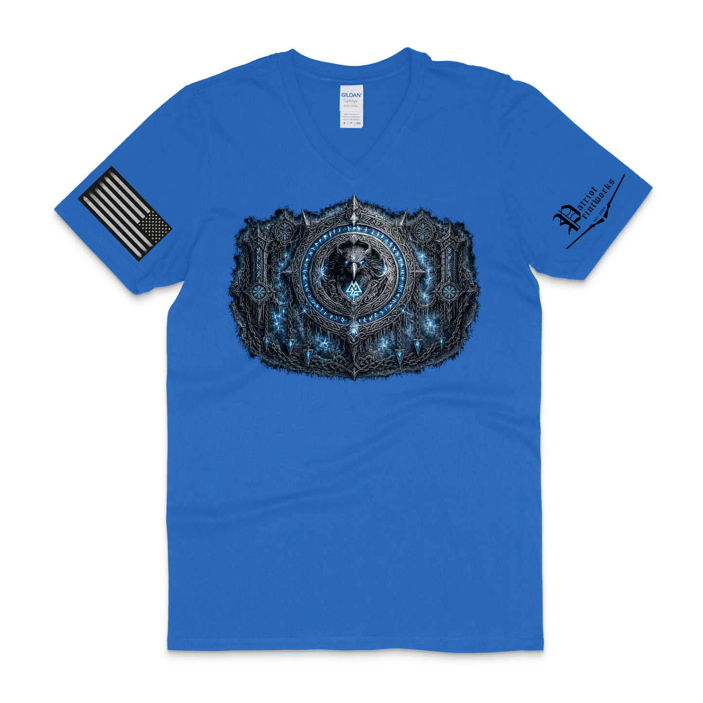 Odin’s Icebound Seal V-Neck T-Shirt