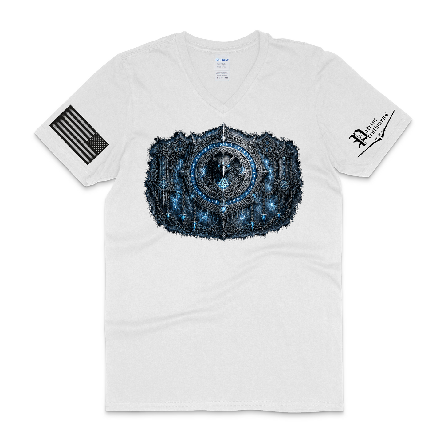 Odin’s Icebound Seal V-Neck T-Shirt