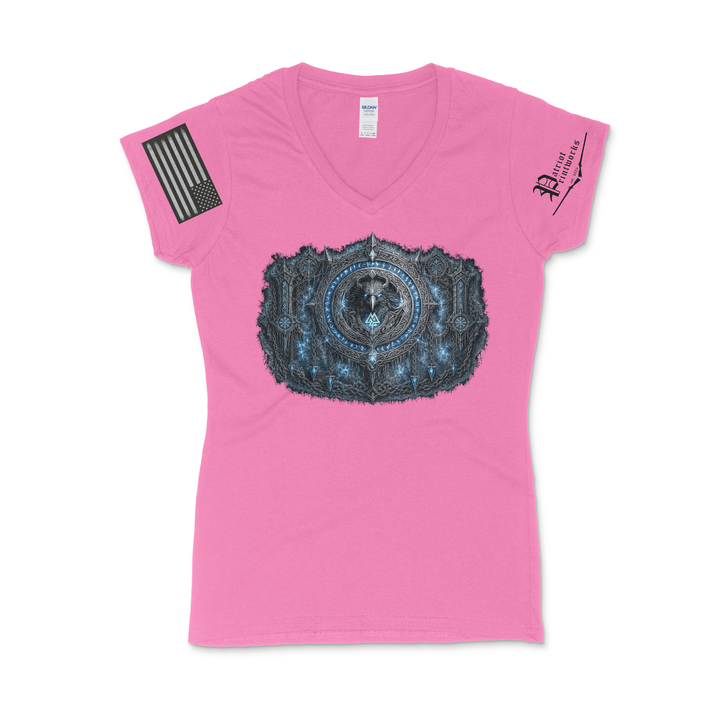 Odin’s Icebound Seal Women's V-Neck T-Shirt