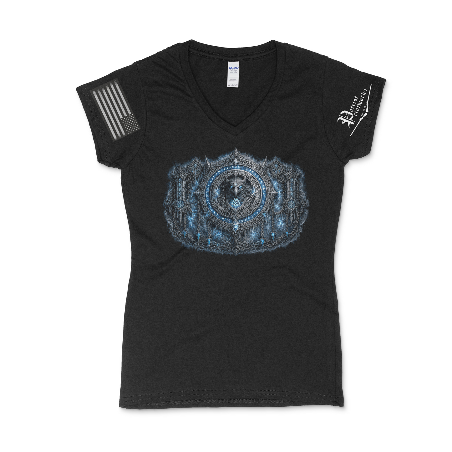 Odin’s Icebound Seal Women's V-Neck T-Shirt