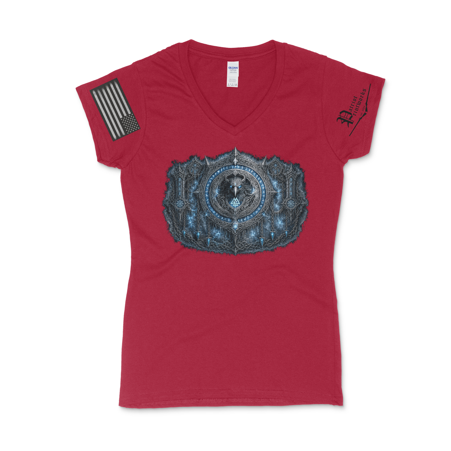 Odin’s Icebound Seal Women's V-Neck T-Shirt