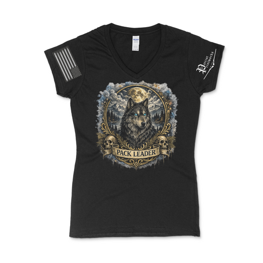Pack Leader Ladies V-Neck T-Shirt