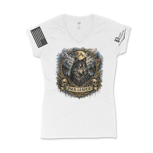 Pack Leader Ladies V-Neck T-Shirt