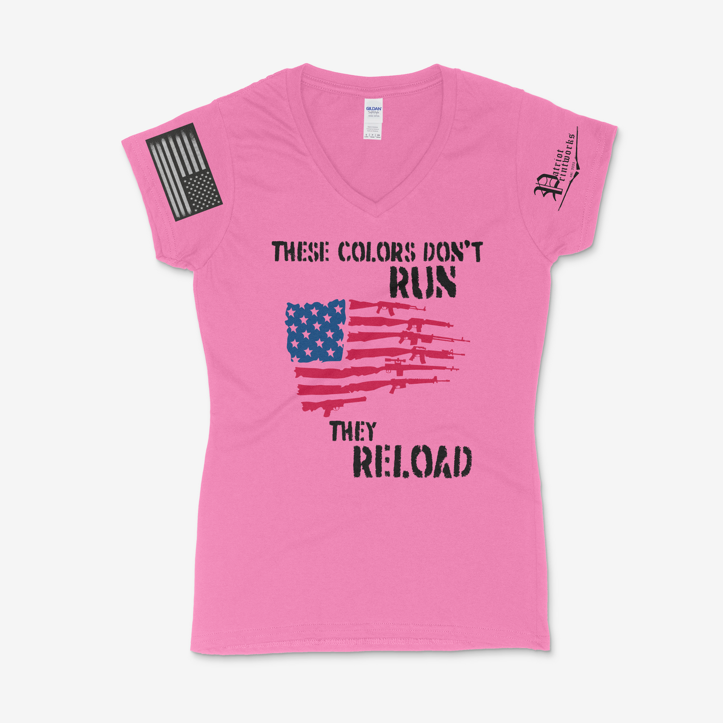 These Colors Dont Run V-Neck T-Shirt