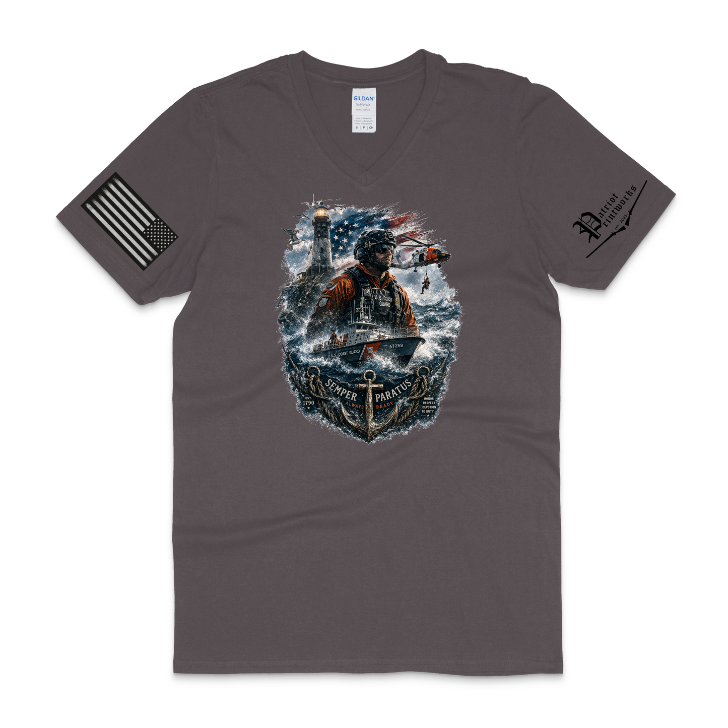 U.S.C.G. V-Neck T-Shirt