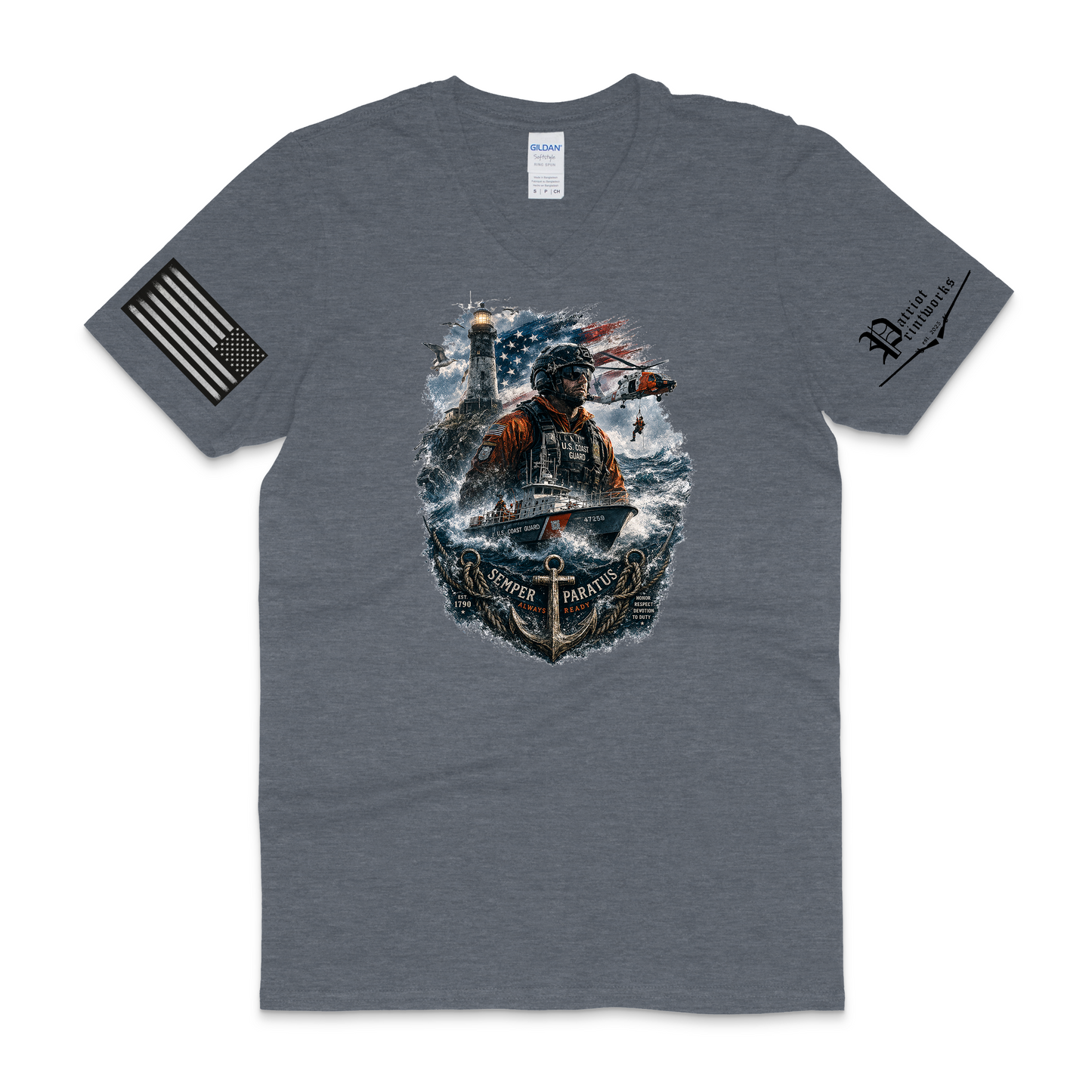 U.S.C.G. V-Neck T-Shirt